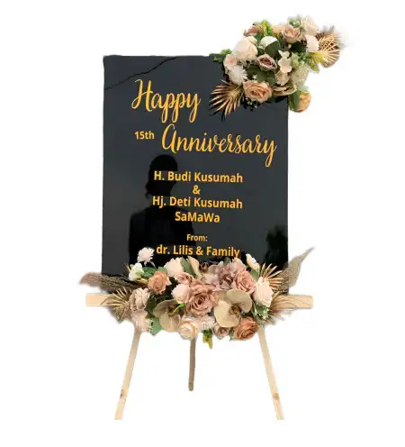 Papan Bunga Akrilik Pasak Talawang