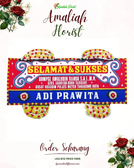 Papan Bunga Ucapan Selamat Pasak Talawang